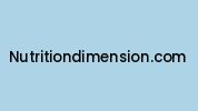 Nutritiondimension.com Coupon Codes