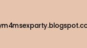 Nym4msexparty.blogspot.com Coupon Codes