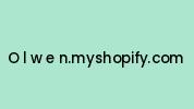 O-l-w-e-n.myshopify.com Coupon Codes