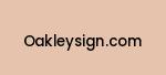 oakleysign.com Coupon Codes