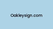 Oakleysign.com Coupon Codes