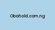 Obahold.com.ng Coupon Codes