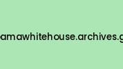 Obamawhitehouse.archives.gov Coupon Codes