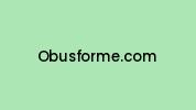 Obusforme.com Coupon Codes