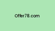 Offer78.com Coupon Codes