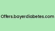 Offers.bayerdiabetes.com Coupon Codes