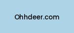 ohhdeer.com Coupon Codes