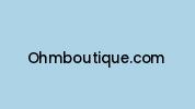 Ohmboutique.com Coupon Codes