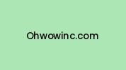 Ohwowinc.com Coupon Codes
