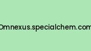 Omnexus.specialchem.com Coupon Codes