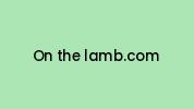 On-the-lamb.com Coupon Codes