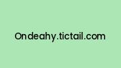 Ondeahy.tictail.com Coupon Codes