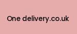one-delivery.co.uk Coupon Codes