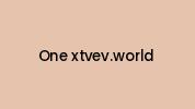 One-xtvev.world Coupon Codes
