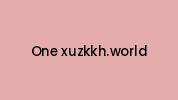 One-xuzkkh.world Coupon Codes