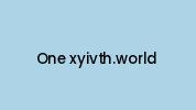 One-xyivth.world Coupon Codes