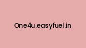 One4u.easyfuel.in Coupon Codes