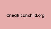Oneafricanchild.org Coupon Codes