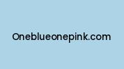 Oneblueonepink.com Coupon Codes