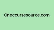 Onecoursesource.com Coupon Codes