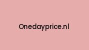 Onedayprice.nl Coupon Codes