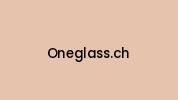 Oneglass.ch Coupon Codes