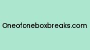 Oneofoneboxbreaks.com Coupon Codes