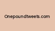 Onepoundtweets.com Coupon Codes