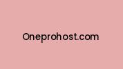 Oneprohost.com Coupon Codes