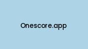 Onescore.app Coupon Codes