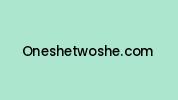 Oneshetwoshe.com Coupon Codes