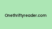 Onethriftyreader.com Coupon Codes