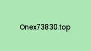 Onex73830.top Coupon Codes