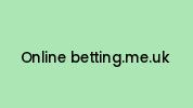 Online-betting.me.uk Coupon Codes