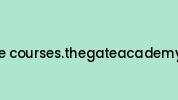 Online-courses.thegateacademy.com Coupon Codes