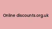 Online-discounts.org.uk Coupon Codes