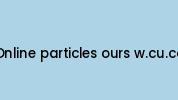 Online-particles-ours-w.cu.cc Coupon Codes