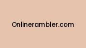 Onlinerambler.com Coupon Codes
