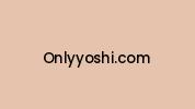 Onlyyoshi.com Coupon Codes