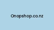 Onopshop.co.nz Coupon Codes