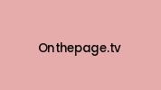 Onthepage.tv Coupon Codes
