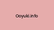 Ooyuki.info Coupon Codes