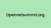Opennetsummit.org Coupon Codes