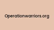 Operationwarriors.org Coupon Codes