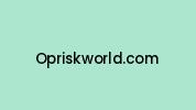 Opriskworld.com Coupon Codes