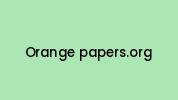 Orange-papers.org Coupon Codes