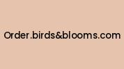 Order.birdsandblooms.com Coupon Codes