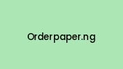 Orderpaper.ng Coupon Codes