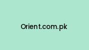 Orient.com.pk Coupon Codes