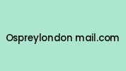 Ospreylondon-mail.com Coupon Codes